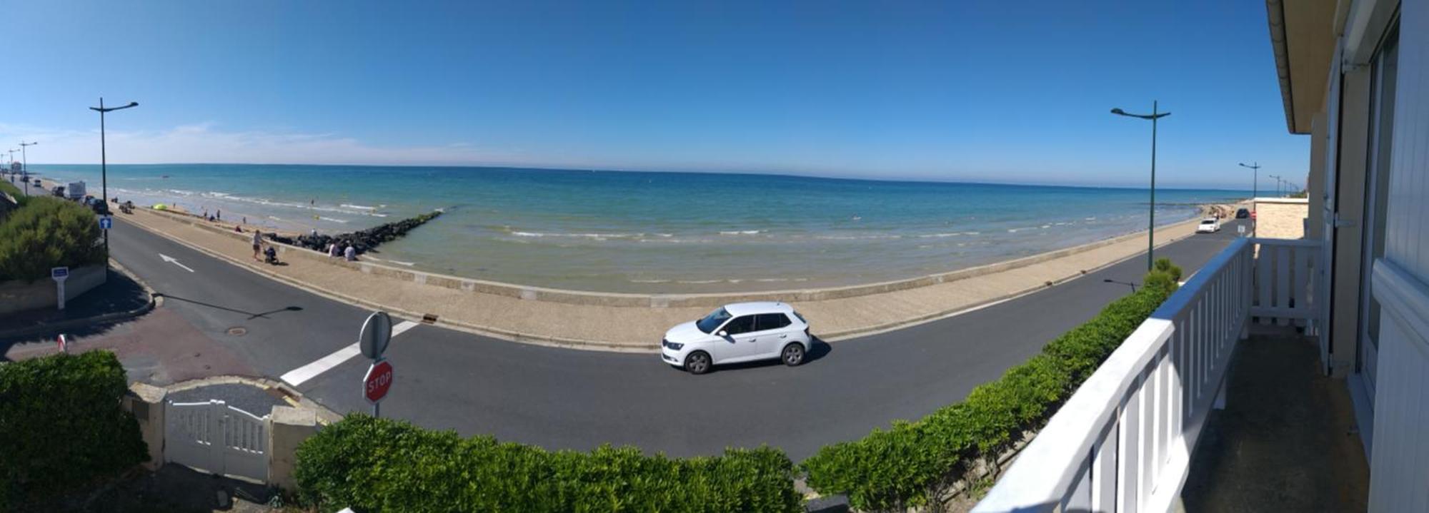 Vue Exceptionnelle En Front De Mer, 8 Personnes Ver-sur-Mer Exterior foto