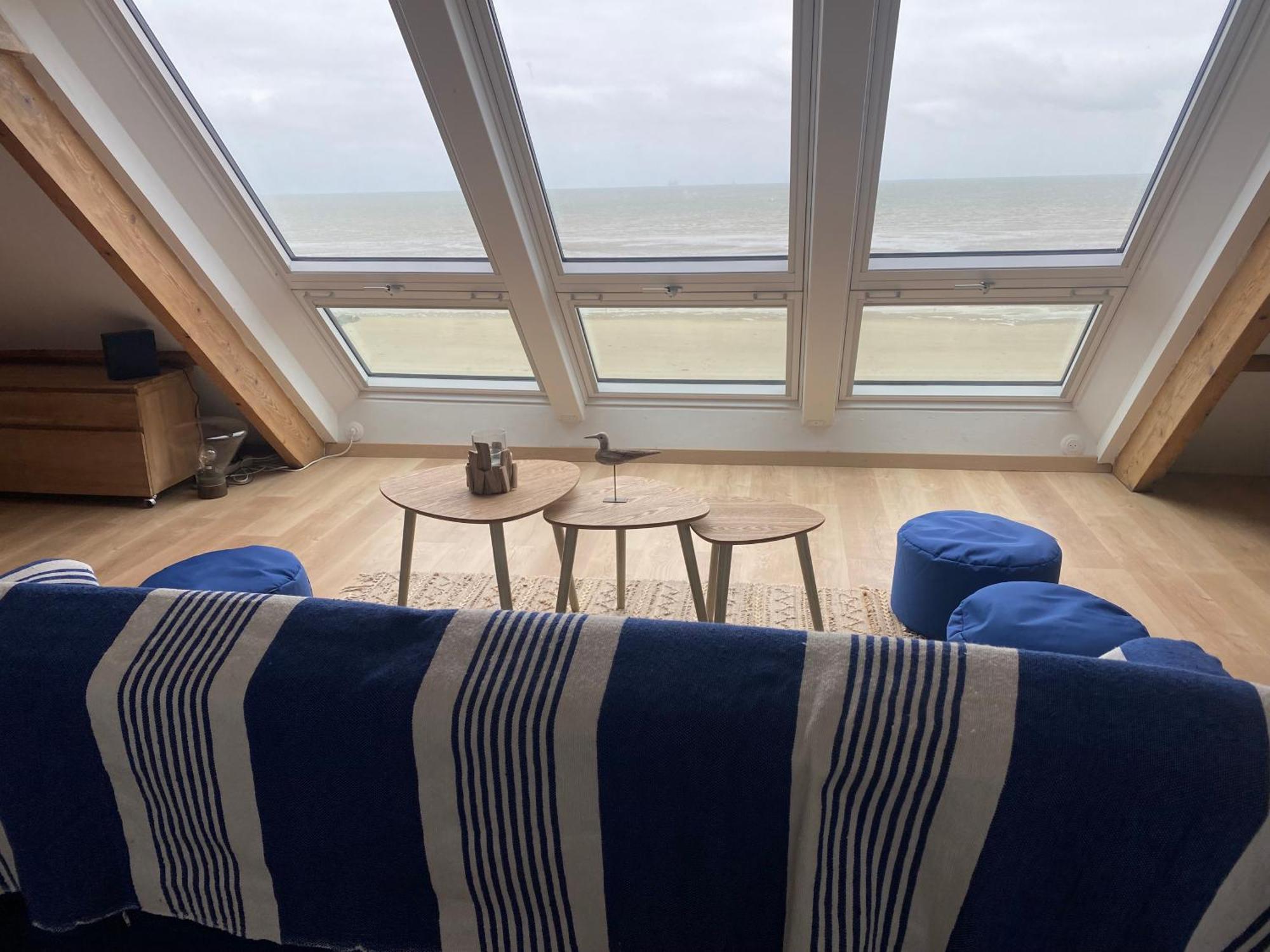 Vue Exceptionnelle En Front De Mer, 8 Personnes Ver-sur-Mer Exterior foto